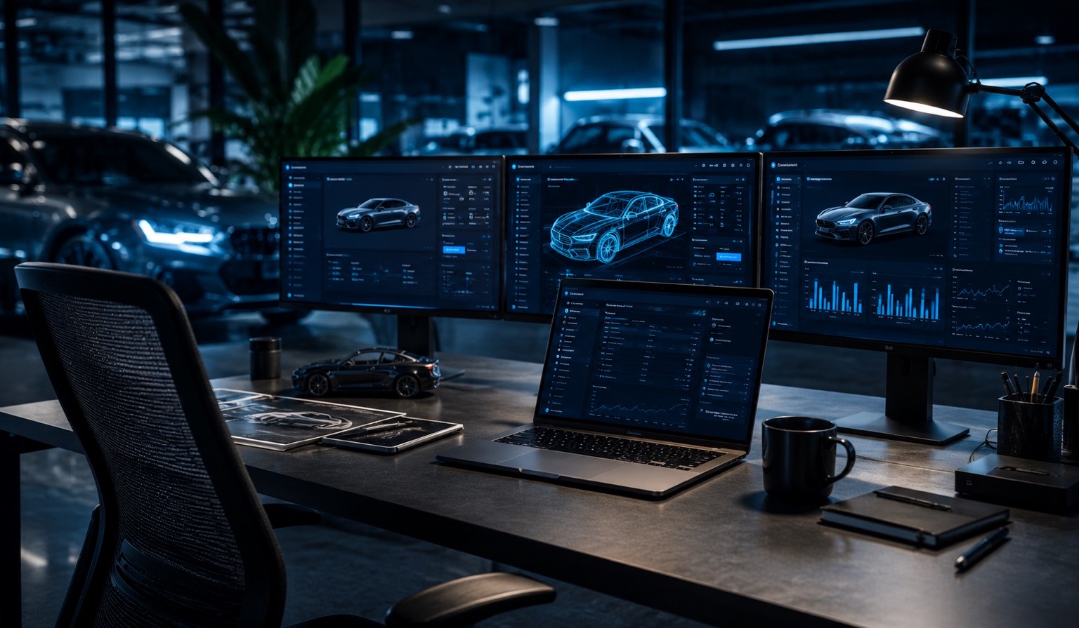 Pracoviště pro digitalizaci automotive provozu